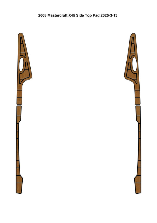 2008 MasterCraft X45 – Custom EVA Foam Marine Flooring Kit