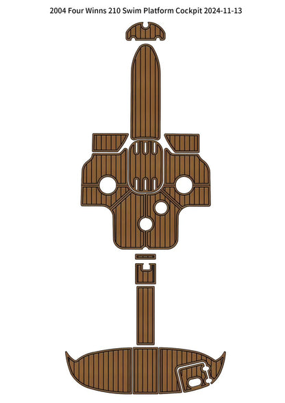 2004 Four Winns 210 – Custom EVA Foam Marine Flooring Kit