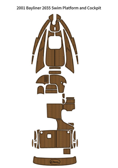 2001 Bayliner 2655 – Custom EVA Foam Marine Flooring Kit