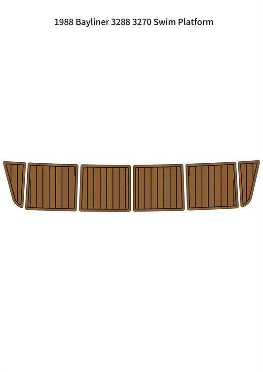 1988 Bayliner 3288 / 3270 – Custom EVA Foam Marine Flooring Kit