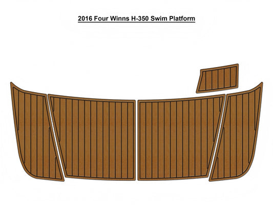 2016 Four Winns H-350 – Custom EVA Foam Marine Flooring Kit
