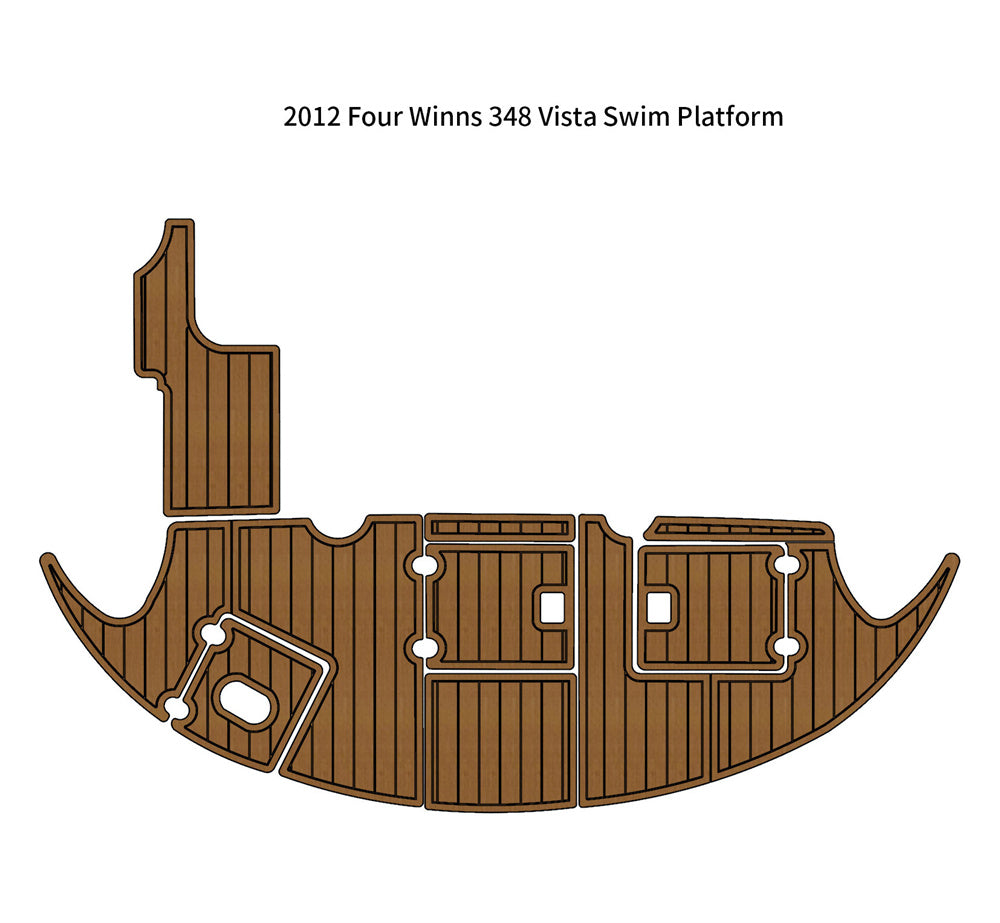 2012 Four Winns 348 Vista – Custom EVA Foam Marine Flooring Kit
