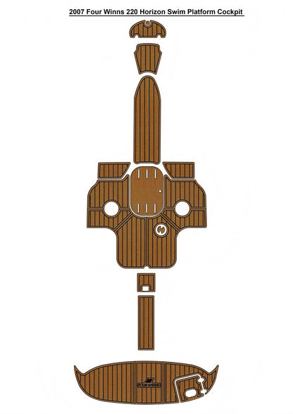 2007 Four Winns 220 Horizon – Custom EVA Foam Marine Flooring Kit