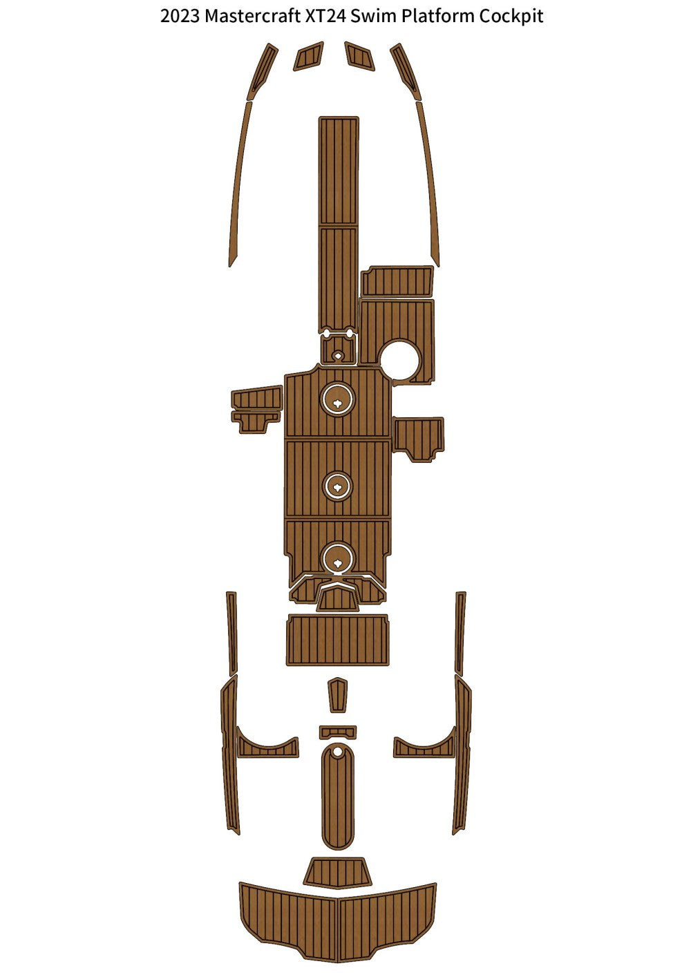 2023 MasterCraft XT24 – Custom EVA Foam Marine Flooring Kit