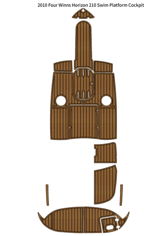 2010 Four Winns Horizon 210 – Custom EVA Foam Marine Flooring Kit