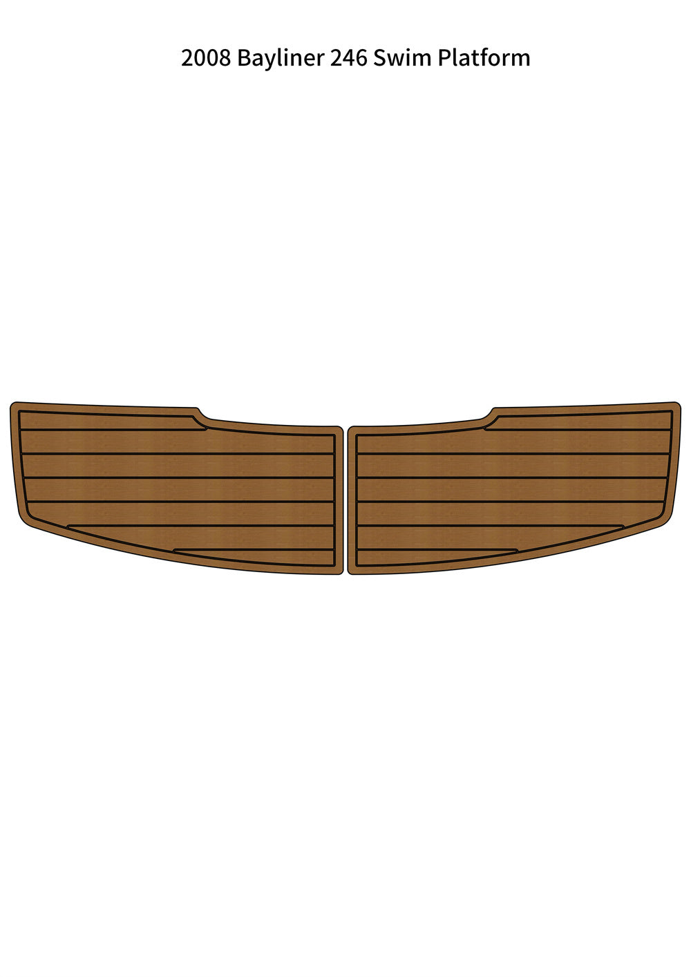 2008 Bayliner 246 – Custom EVA Foam Marine Flooring Kit