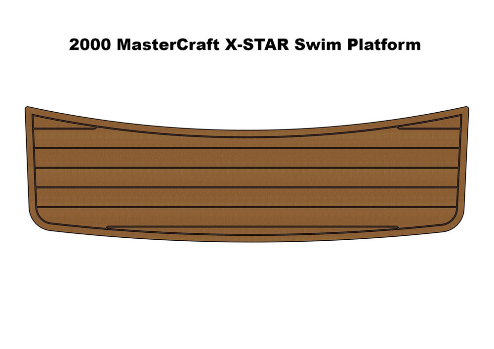 2000 MasterCraft X-Star – Custom EVA Foam Marine Flooring Kit