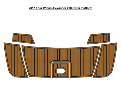 2017 Four Winns Alexander 290 – Custom EVA Foam Marine Flooring Kit