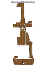 2014 Four Winns H290 – Custom EVA Foam Marine Flooring Kit