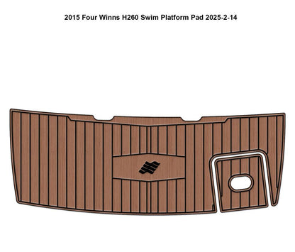2015 Four Winns H260 – Custom EVA Foam Marine Flooring Kit