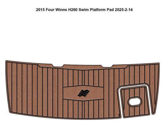 2015 Four Winns H260 – Custom EVA Foam Marine Flooring Kit