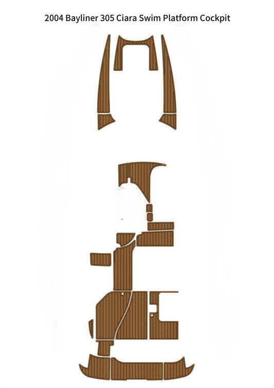 2004 Bayliner 305 Ciera – Custom EVA Foam Marine Flooring Kit