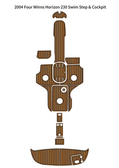 2004 Four Winns Horizon 230 – Custom EVA Foam Marine Flooring Kit