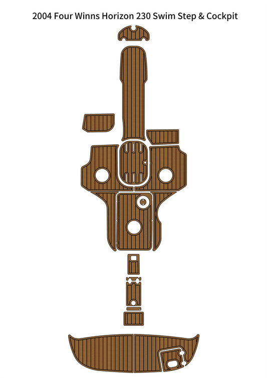 2004 Four Winns Horizon 230 – Custom EVA Foam Marine Flooring Kit