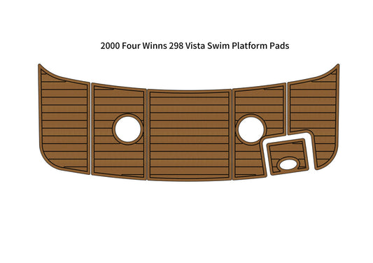 2000 Four Winns 298 Vista – Custom EVA Foam Marine Flooring Kit