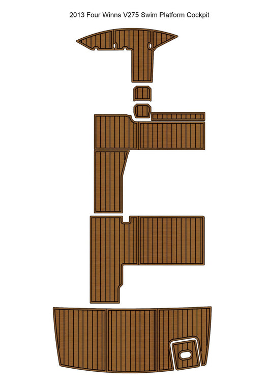 2013 Four Winns V275 – Custom EVA Foam Marine Flooring Kit