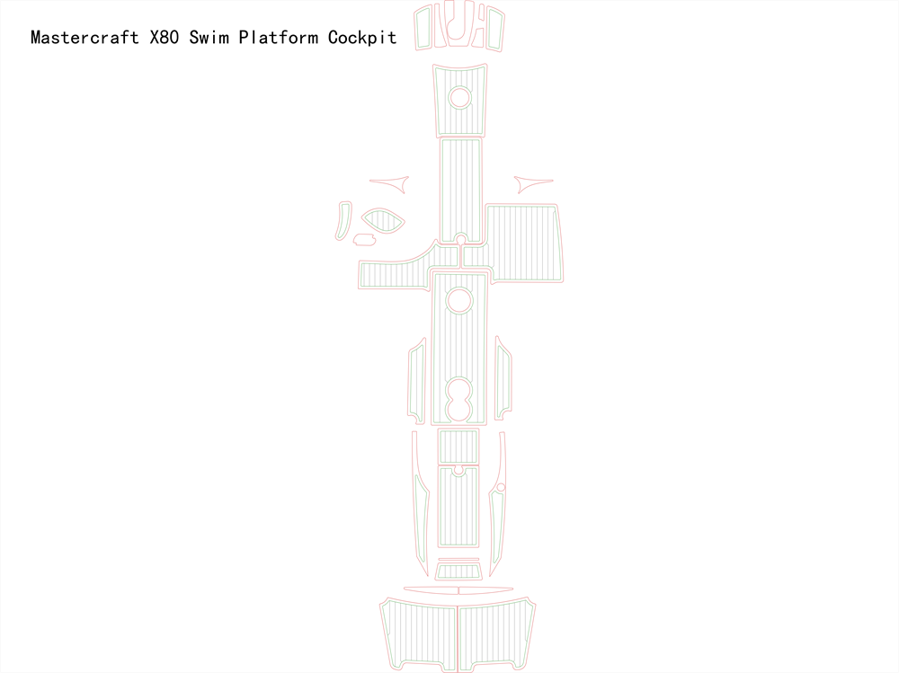 MasterCraft X80 – Custom EVA Foam Marine Flooring Kit