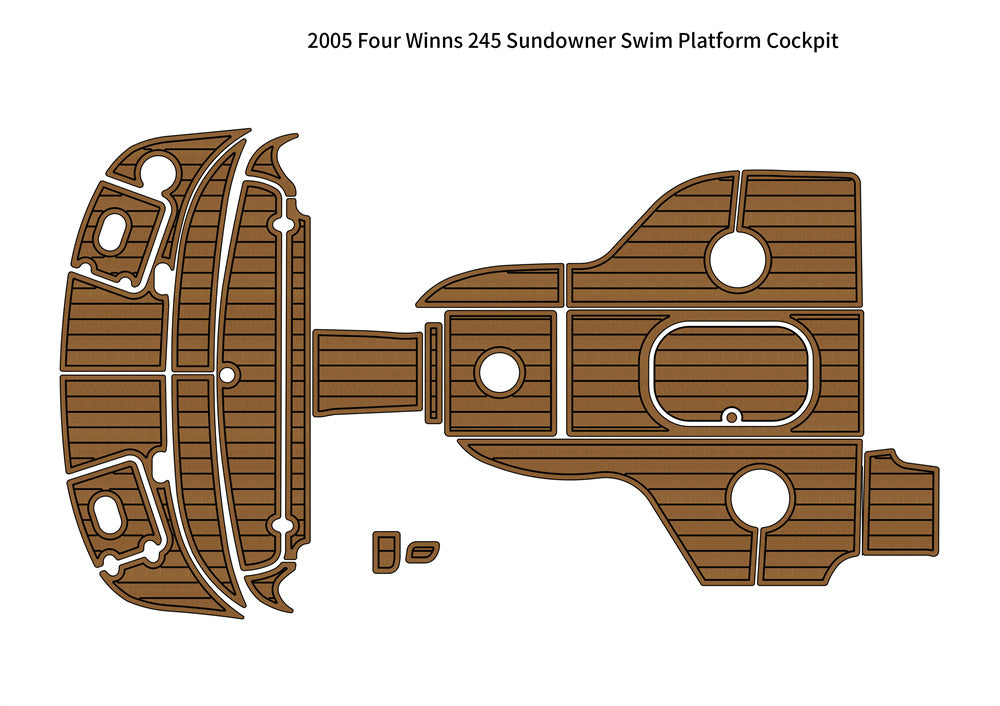 2005 Four Winns 245 Sundowner – Custom EVA Foam Marine Flooring Kit