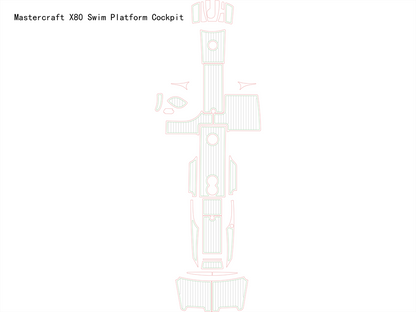 MasterCraft X80 – Custom EVA Foam Marine Flooring Kit