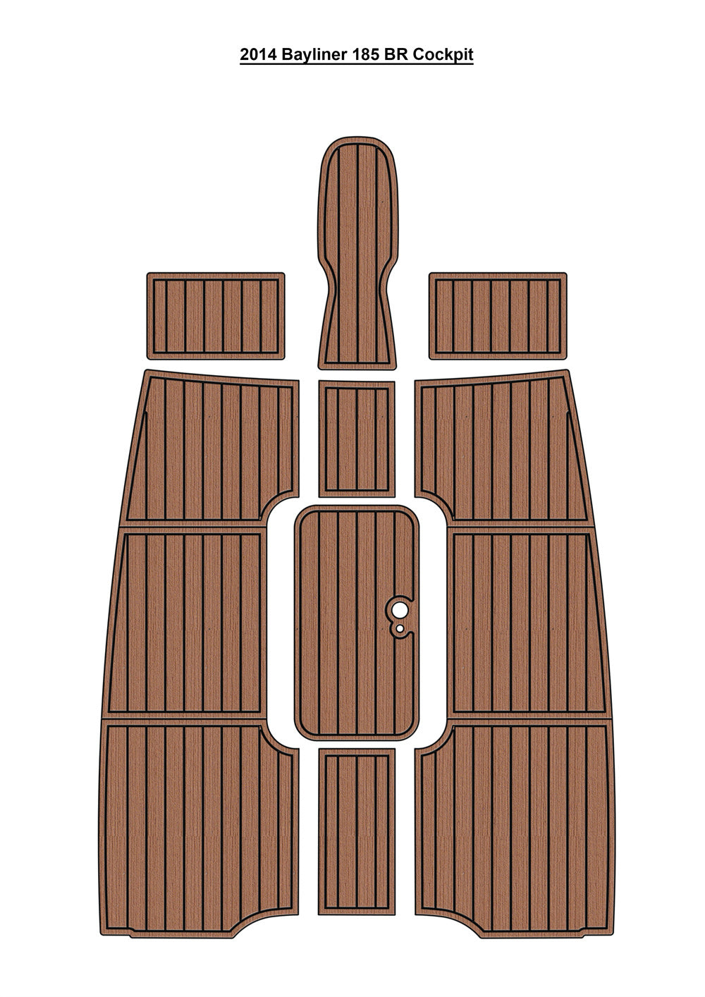 2014 Bayliner 185 BR – Custom EVA Foam Marine Flooring Kit