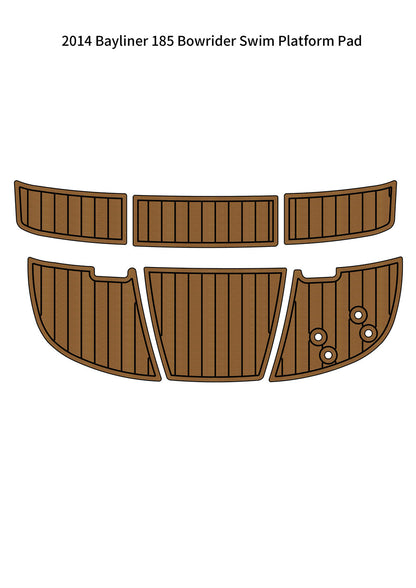 2014 Bayliner 185 Bowrider – Custom EVA Foam Marine Flooring Kit