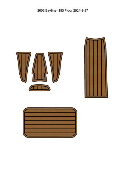 2006 Bayliner 195 – Custom EVA Foam Marine Flooring Kit