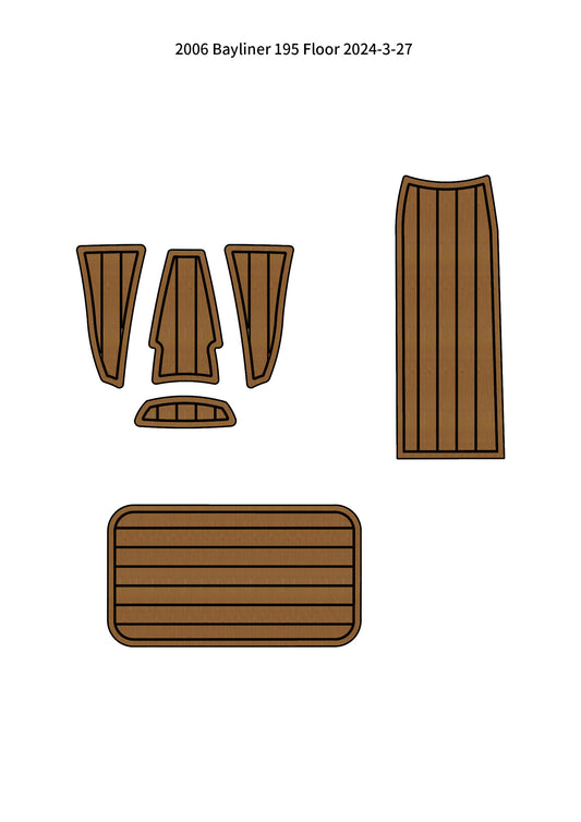 2006 Bayliner 195 – Custom EVA Foam Marine Flooring Kit