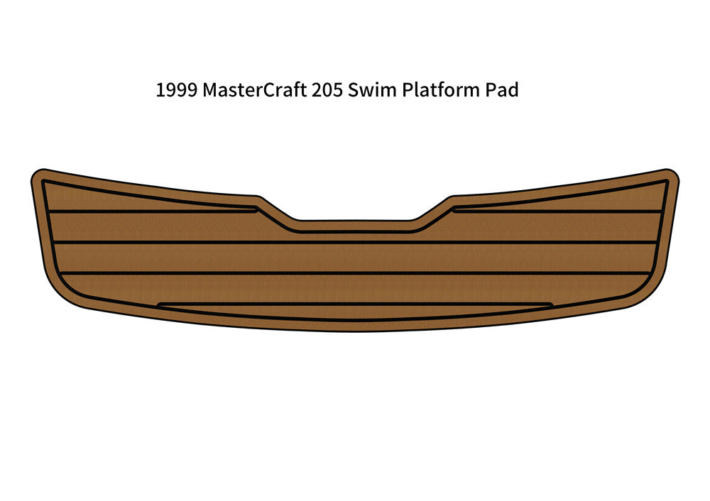1999 MasterCraft 205 – Custom EVA Foam Swim Platform Pad