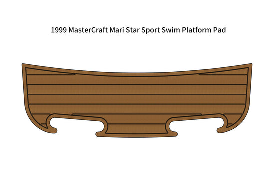 1999 MasterCraft Mari Star Sport – Custom EVA Foam Swim Platform Pad