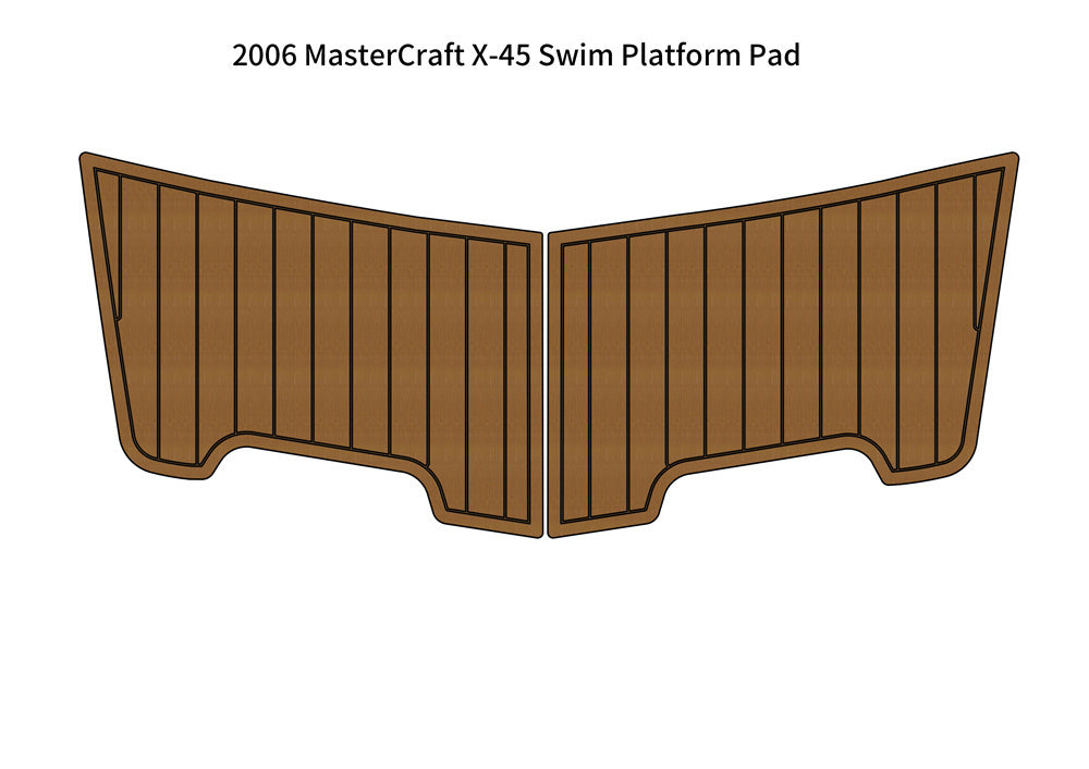 2006 MasterCraft X-45 – Custom EVA Foam Swim Platform Pad