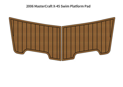 2006 MasterCraft X-45 – Custom EVA Foam Swim Platform Pad