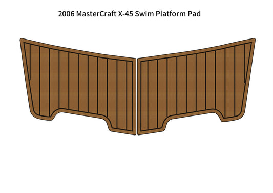 2006 MasterCraft X-45 – Custom EVA Foam Swim Platform Pad