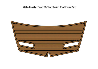 2014 MasterCraft X-Star – Custom EVA Foam Swim Platform Pad