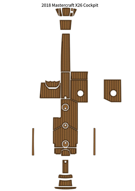 2018 MasterCraft X26 – Custom EVA Foam Marine Flooring Kit