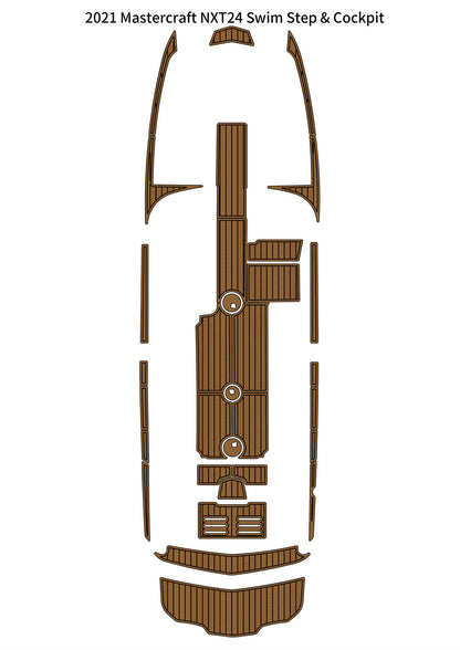 2021 MasterCraft NXT24 – Custom EVA Foam Marine Flooring Kit