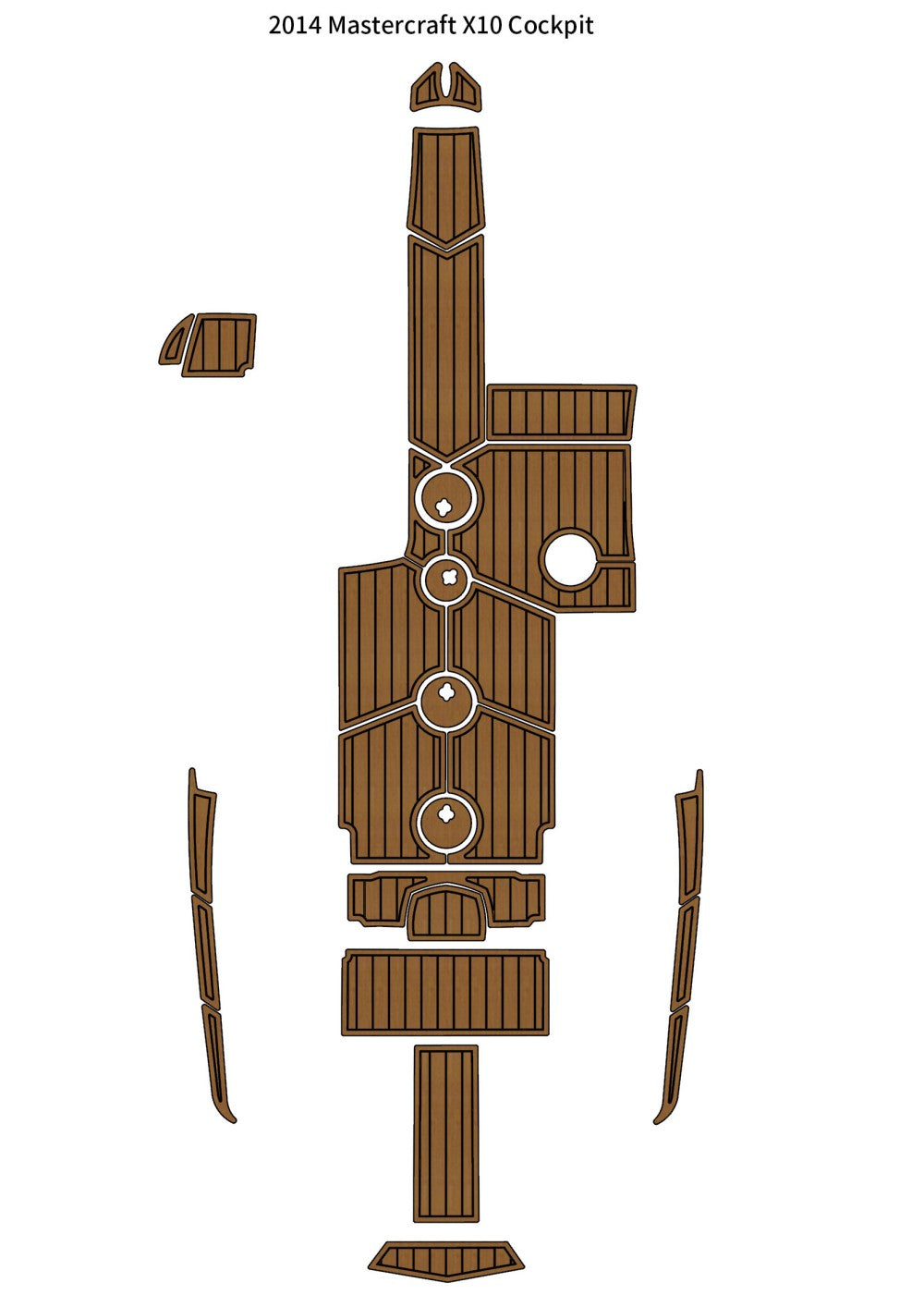 2014 MasterCraft X10 – Custom EVA Foam Marine Flooring Kit