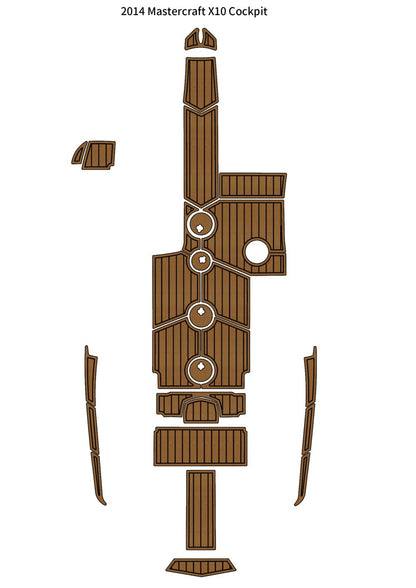 2014 MasterCraft X10 – Custom EVA Foam Marine Flooring Kit