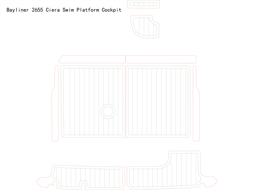 Bayliner 2655 Ciera – Custom EVA Foam Marine Flooring Kit