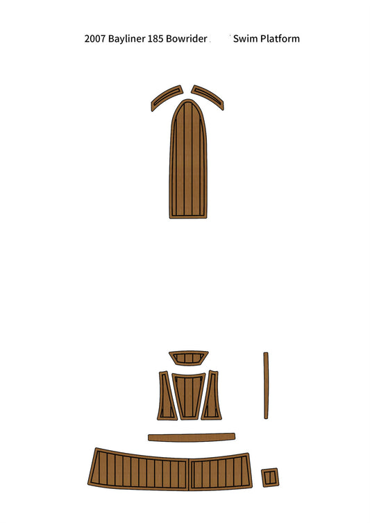 2007 Bayliner 185 Bowrider – Custom EVA Foam Marine Flooring Kit