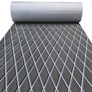 Kxkzren - BOAT FLOORING - Diamond EVA Foam Sheet | Deep Gray/White