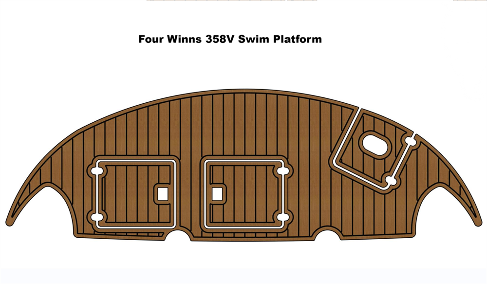 Four Winns 358V – Custom EVA Foam Marine Flooring Kit