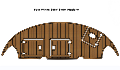 Four Winns 358V – Custom EVA Foam Marine Flooring Kit