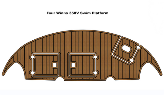 Four Winns 358V – Custom EVA Foam Marine Flooring Kit