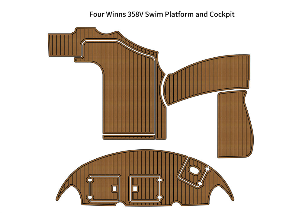 Four Winns 358V – Custom EVA Foam Marine Flooring Kit