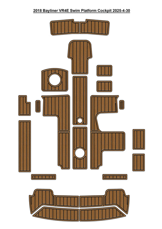 2018 Bayliner VR4E – Custom EVA Foam Marine Flooring Kit