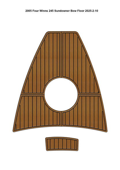 2005 Four Winns 245 Sundowner – Custom EVA Foam Marine Flooring Kit