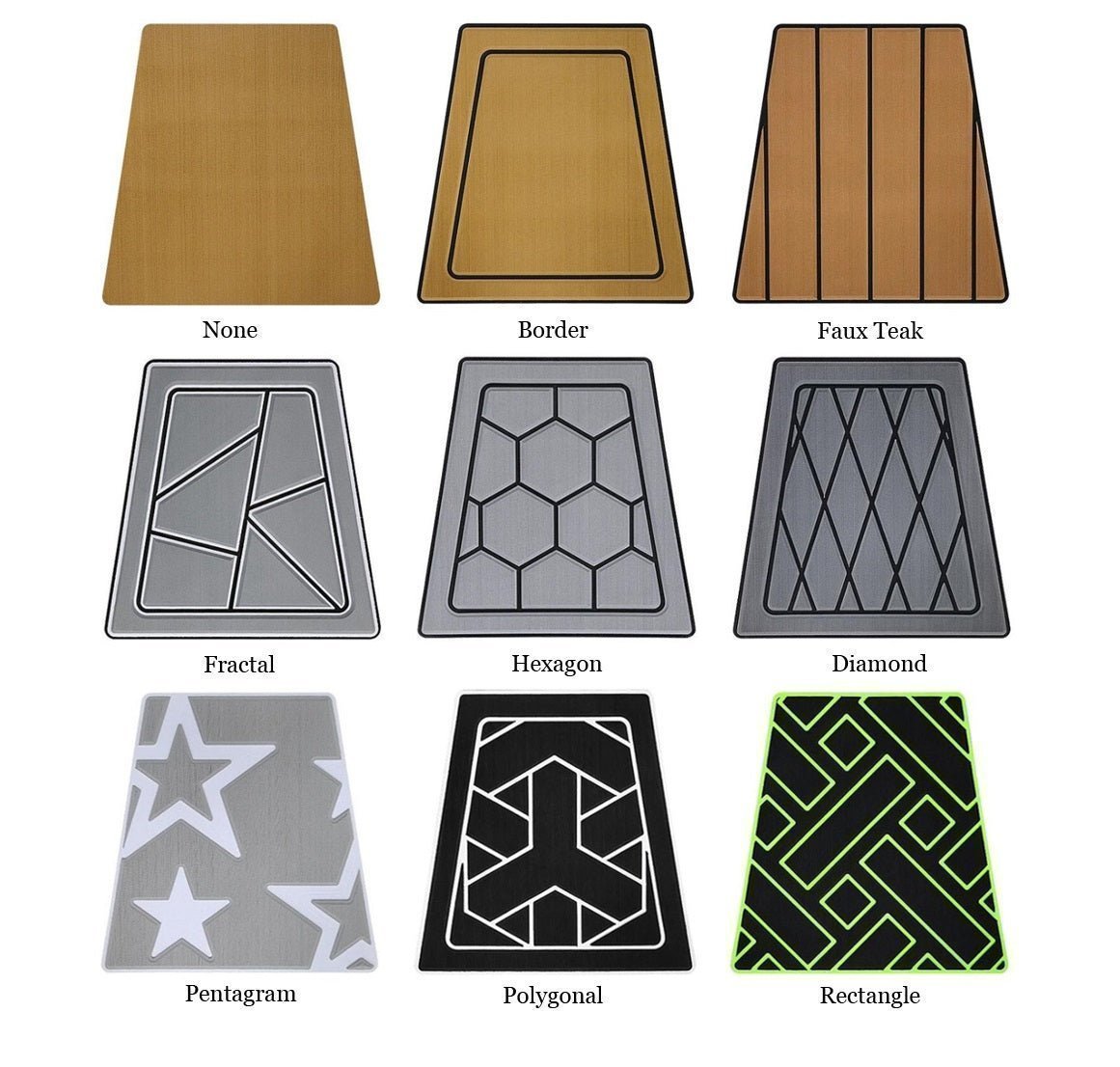 2007-2012 Sea Doo 230 Challenge – Custom EVA Foam Marine Flooring Kit - Kxkzren