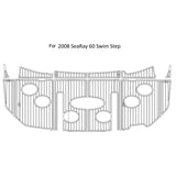 2008 Sea Ray 60 Swim Step – Custom EVA Marine Deck Flooring Kit