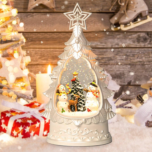 Kxkzren - Christmas Decor - Christmas Snowman Snow Globe Lantern