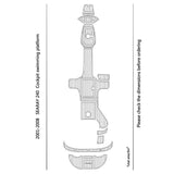 Suelo de espuma EVA para barco Sea Ray 240 (2001-2008), imitación teca, espuma para cubierta de barco, tapete marino, almohadillas para plataforma de baño de cabina